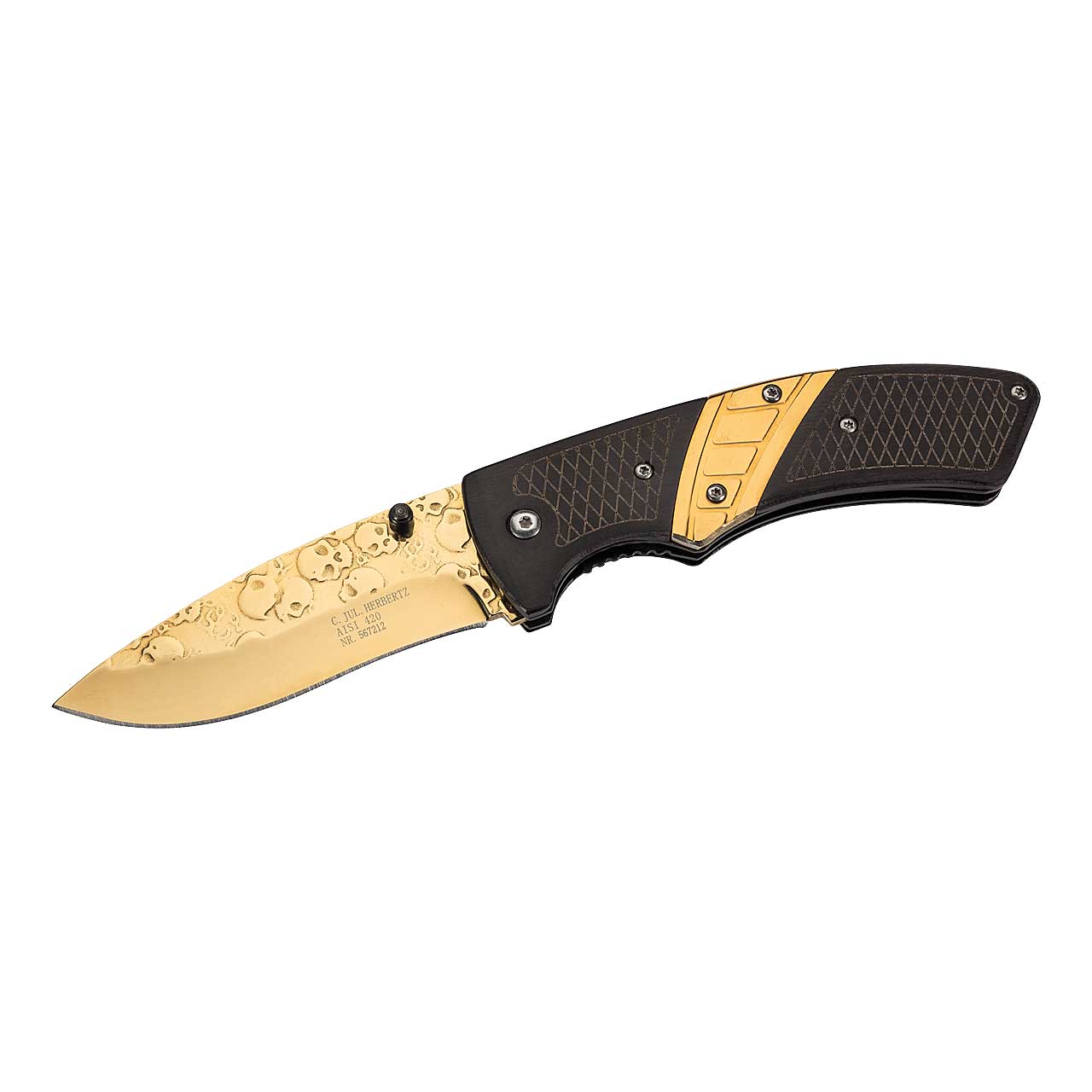 Herbertz Einhandmesser, Totenkopf