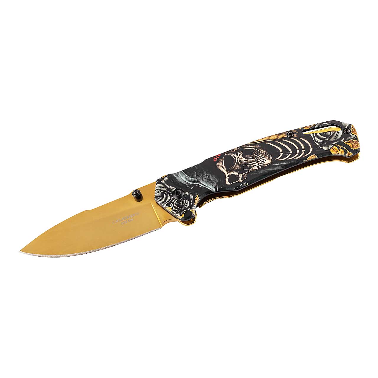 Herbertz Einhandmesser, Skull