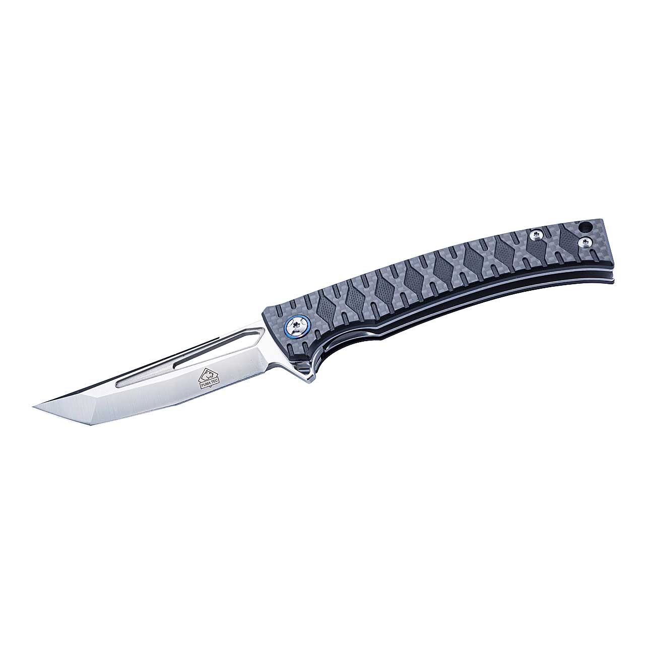Puma TEC Einhandmesser mit Clip, Edelstahl