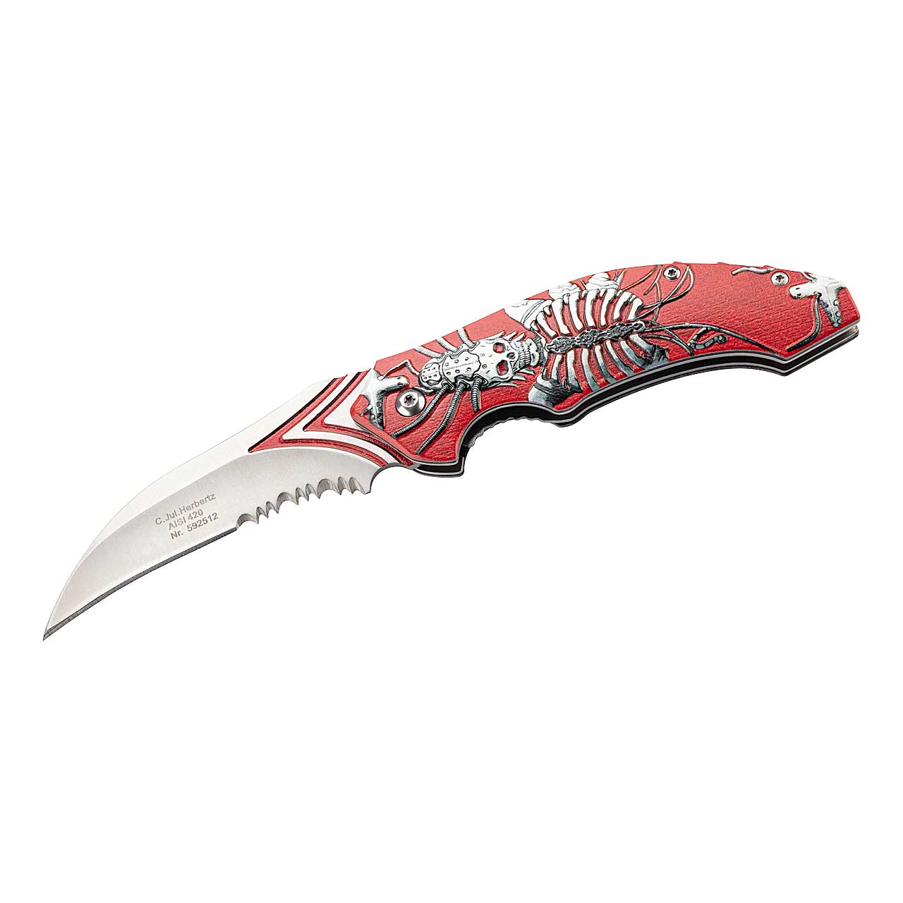 Herbertz Taschenmesser, Skelett