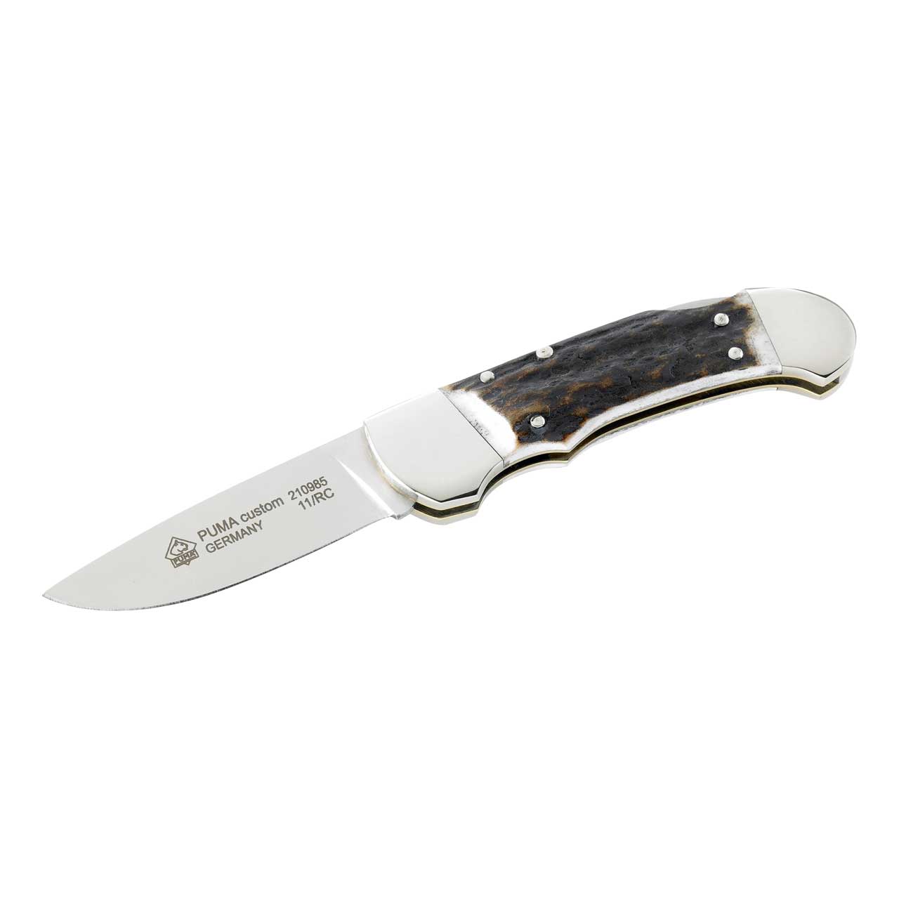 Puma CUSTOM Taschenmesser, Hirschhorn