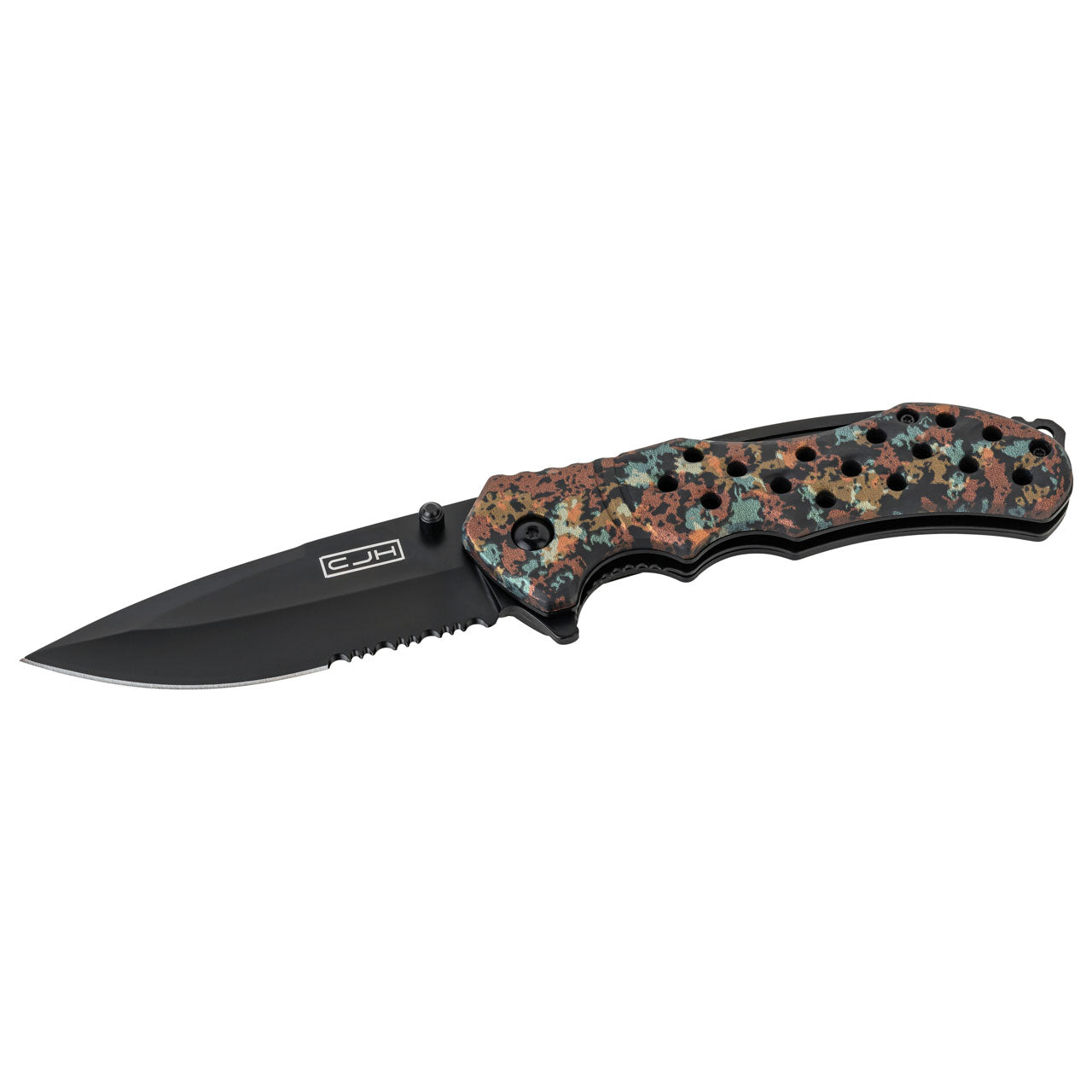 CJH Einhandmesser, camo/schwarz