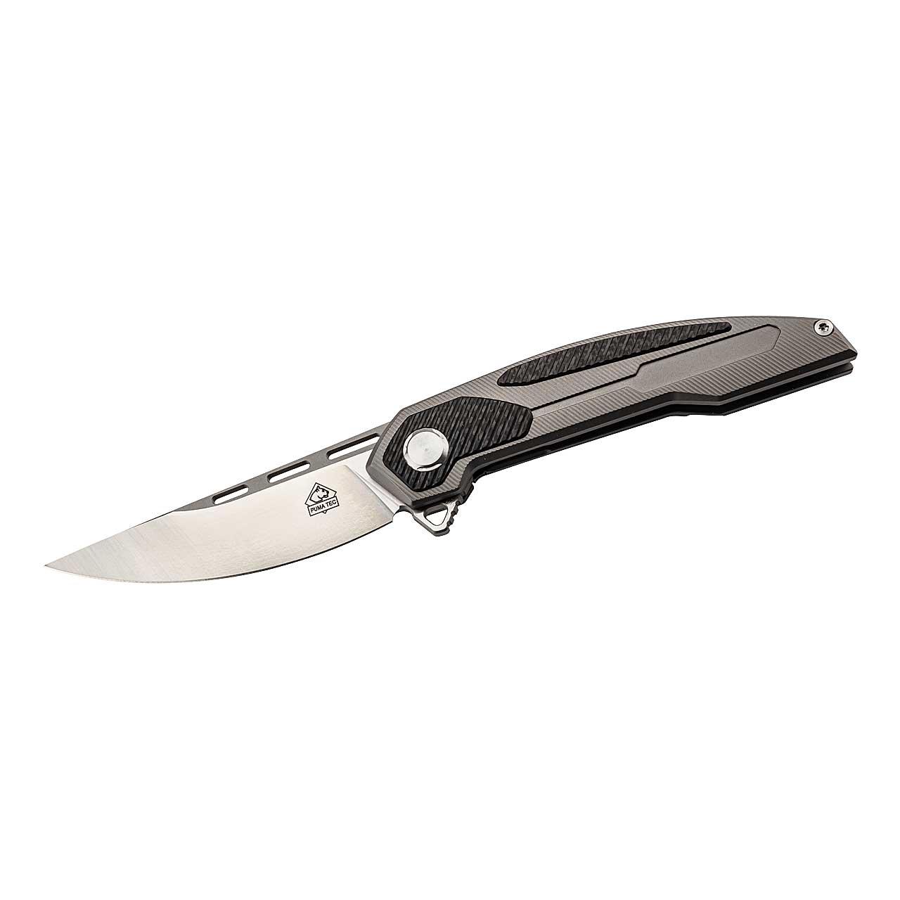 Puma TEC 2-TONE FINISH Einhandmesser mit Clip, Titan