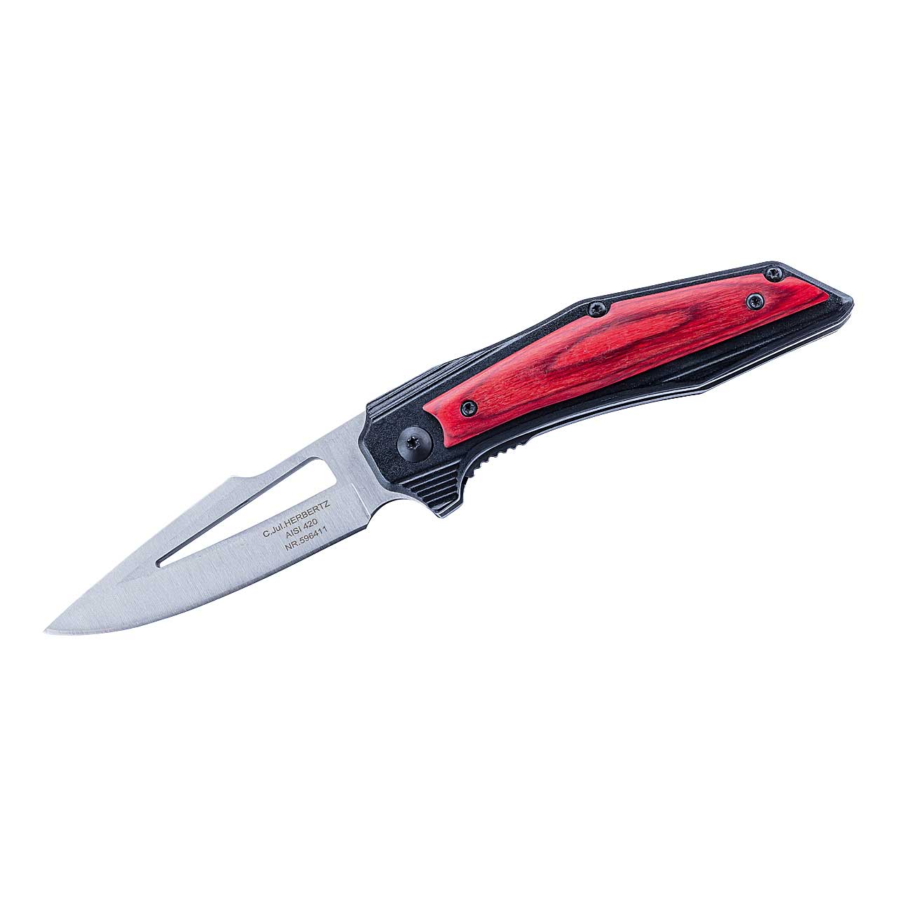 Herbertz Einhandmesser, Pakkaholz