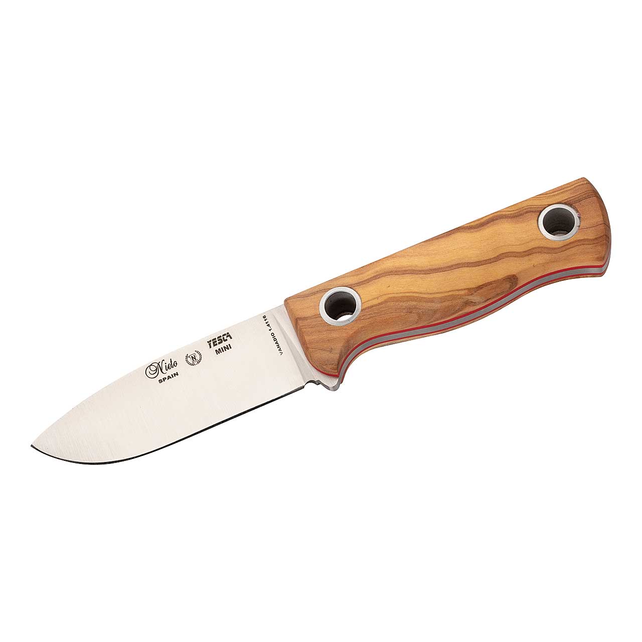 Nieto YESCA MINI Gürtelmesser, Olivenholz