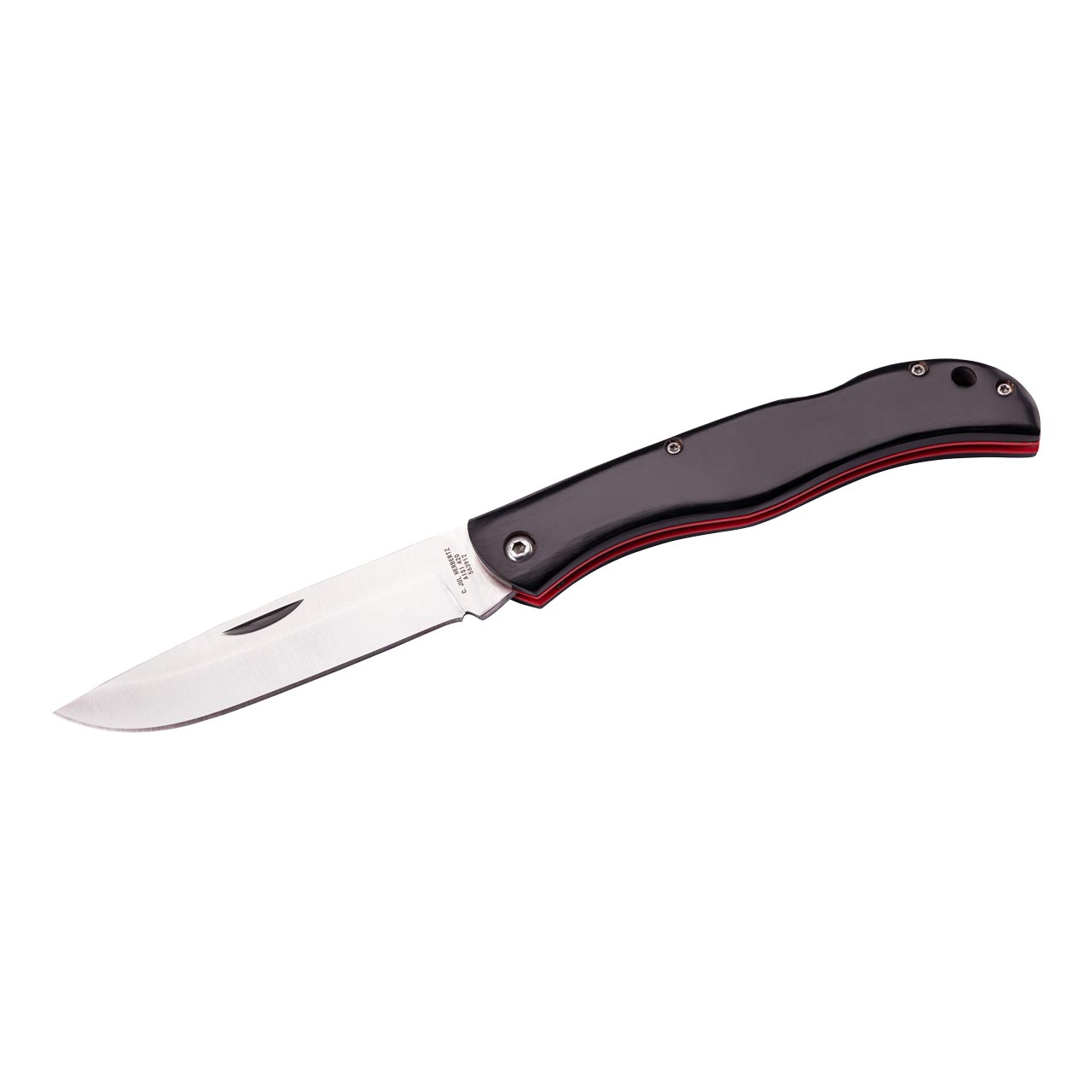 Herbertz Taschenmesser, Pakkaholz, schwarz