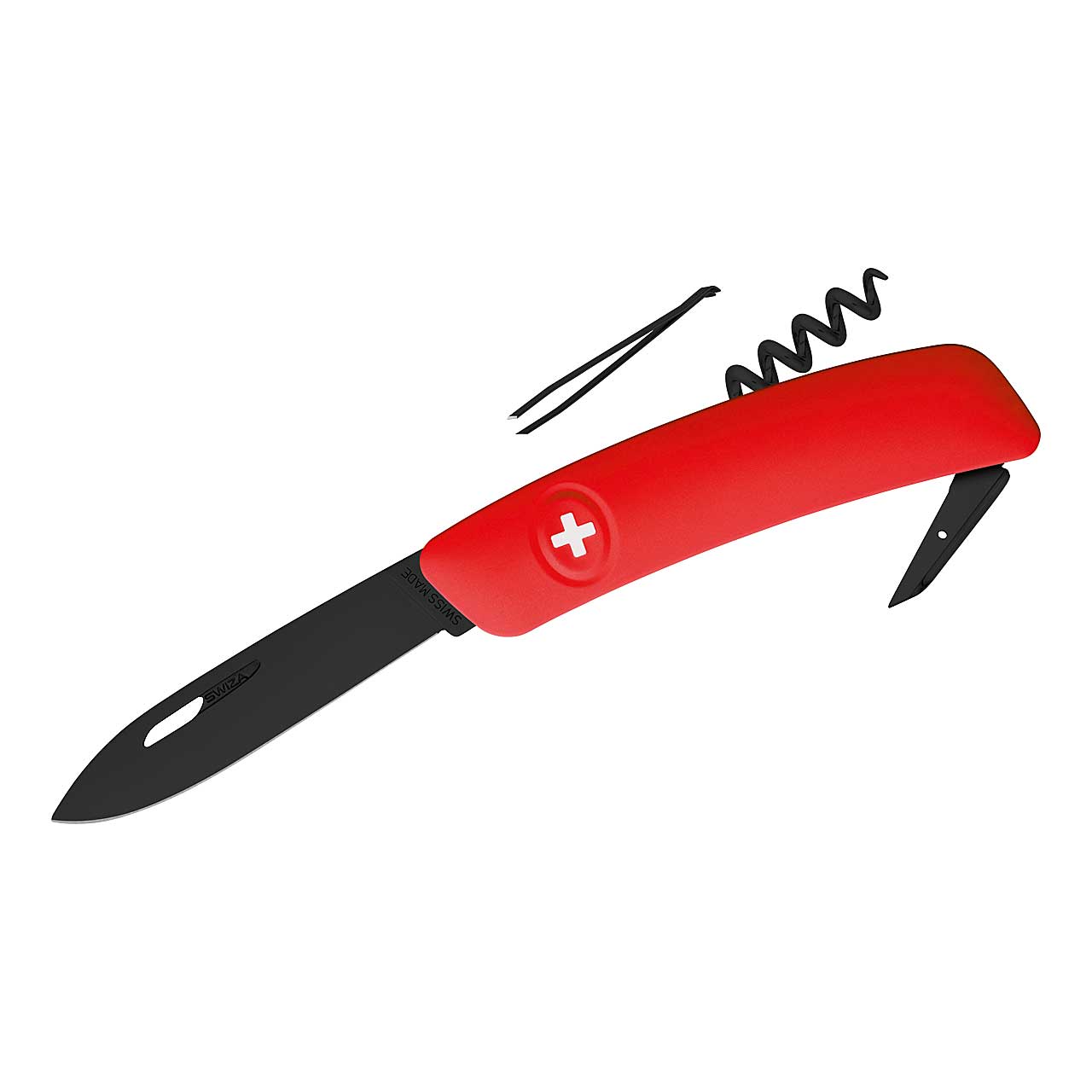 Swiza D01 ALLBLACK, rot