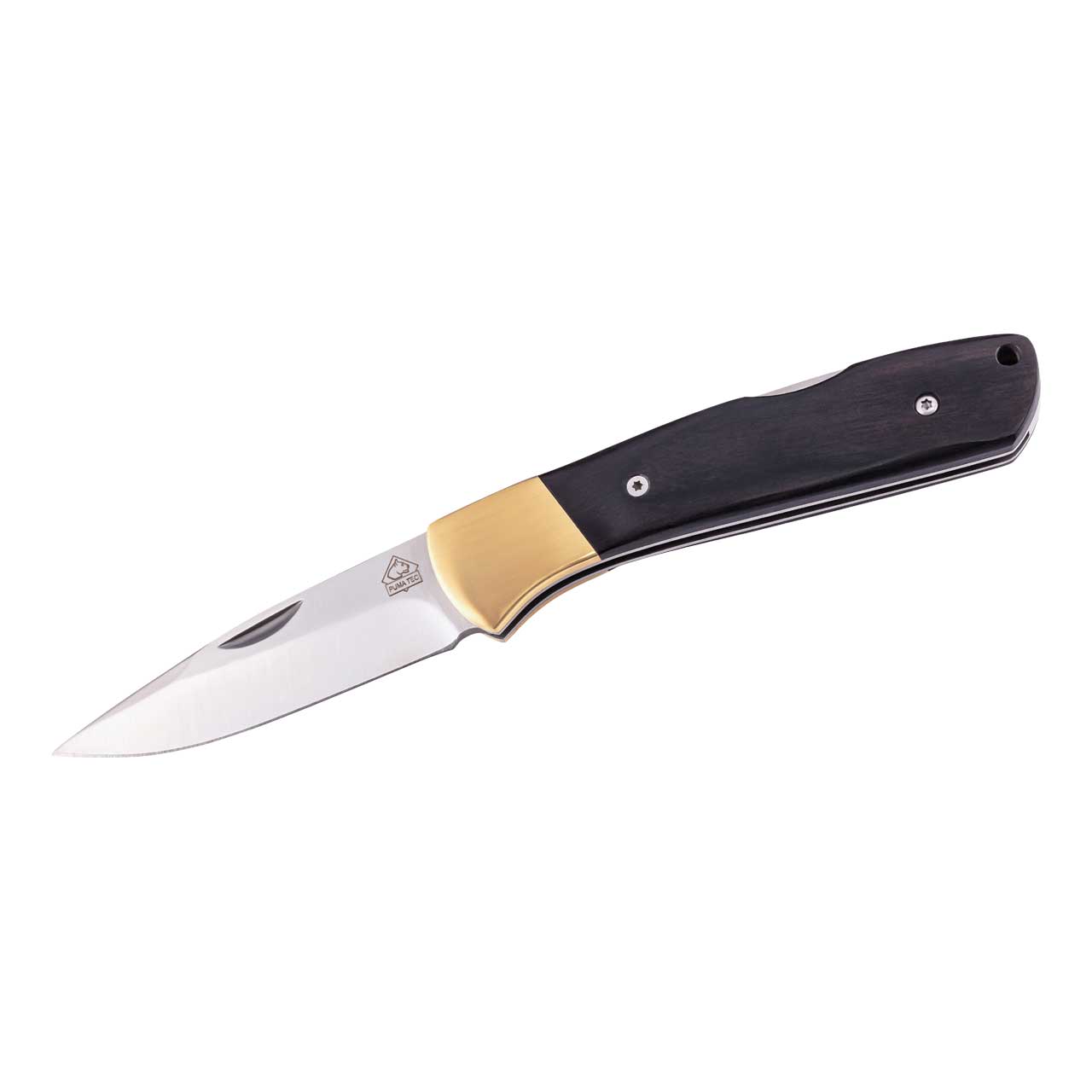 Puma TEC Taschenmesser, Pakkaholz, schwarz