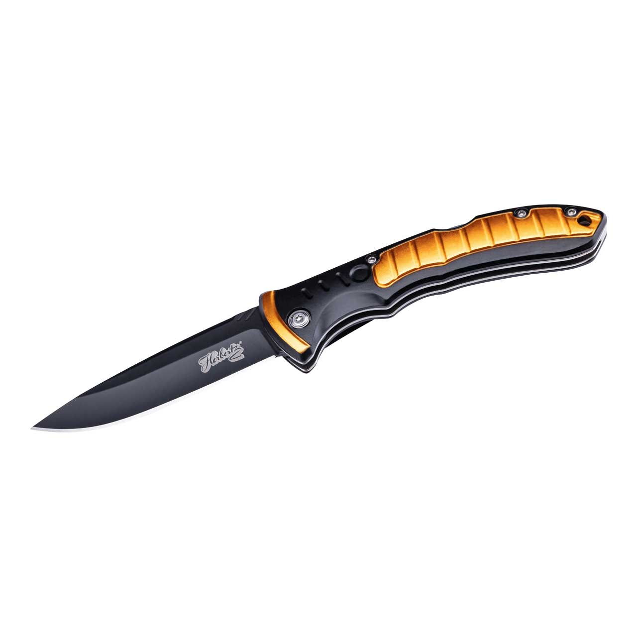 Herbertz Taschenmesser, schwarz/gold