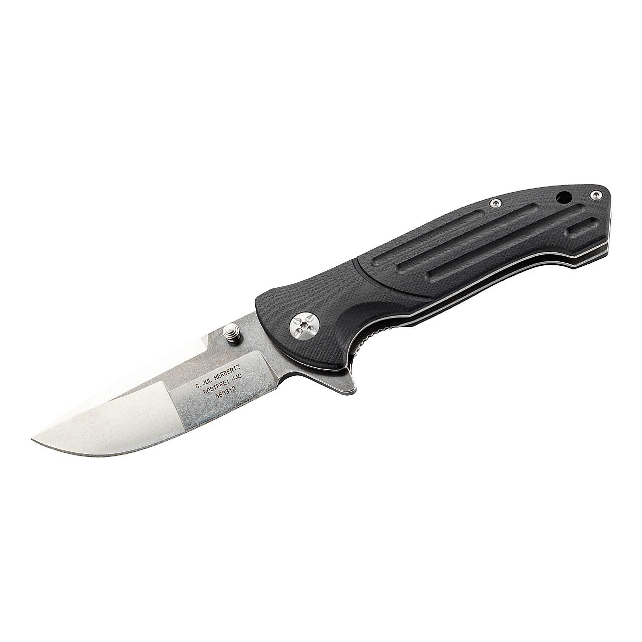 Herbertz Einhandmesser mit Nylon-Etui