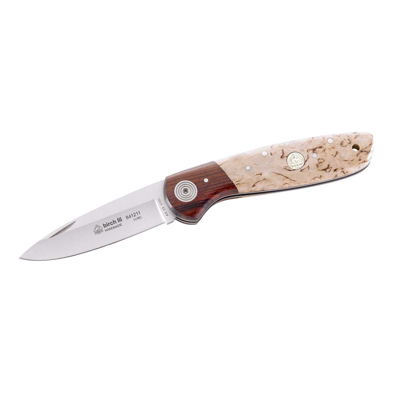 Puma IP BIRCH III Taschenmesser, Birkenmaserholz