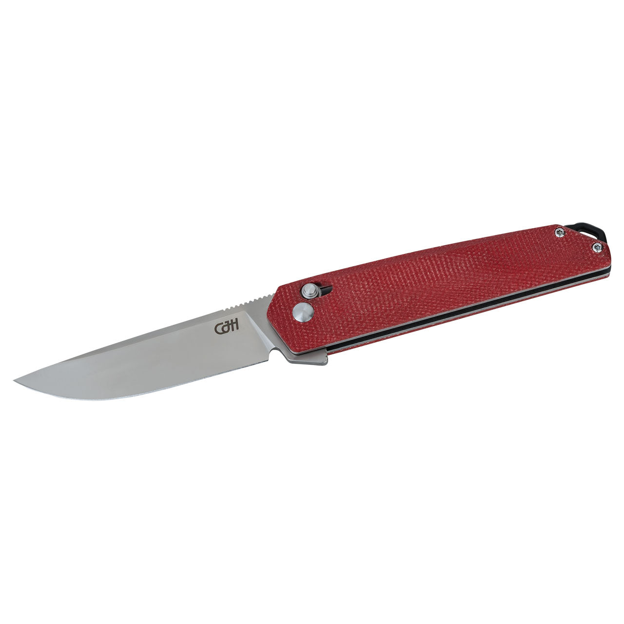 CJH Einhandmesser, Micarta, rot