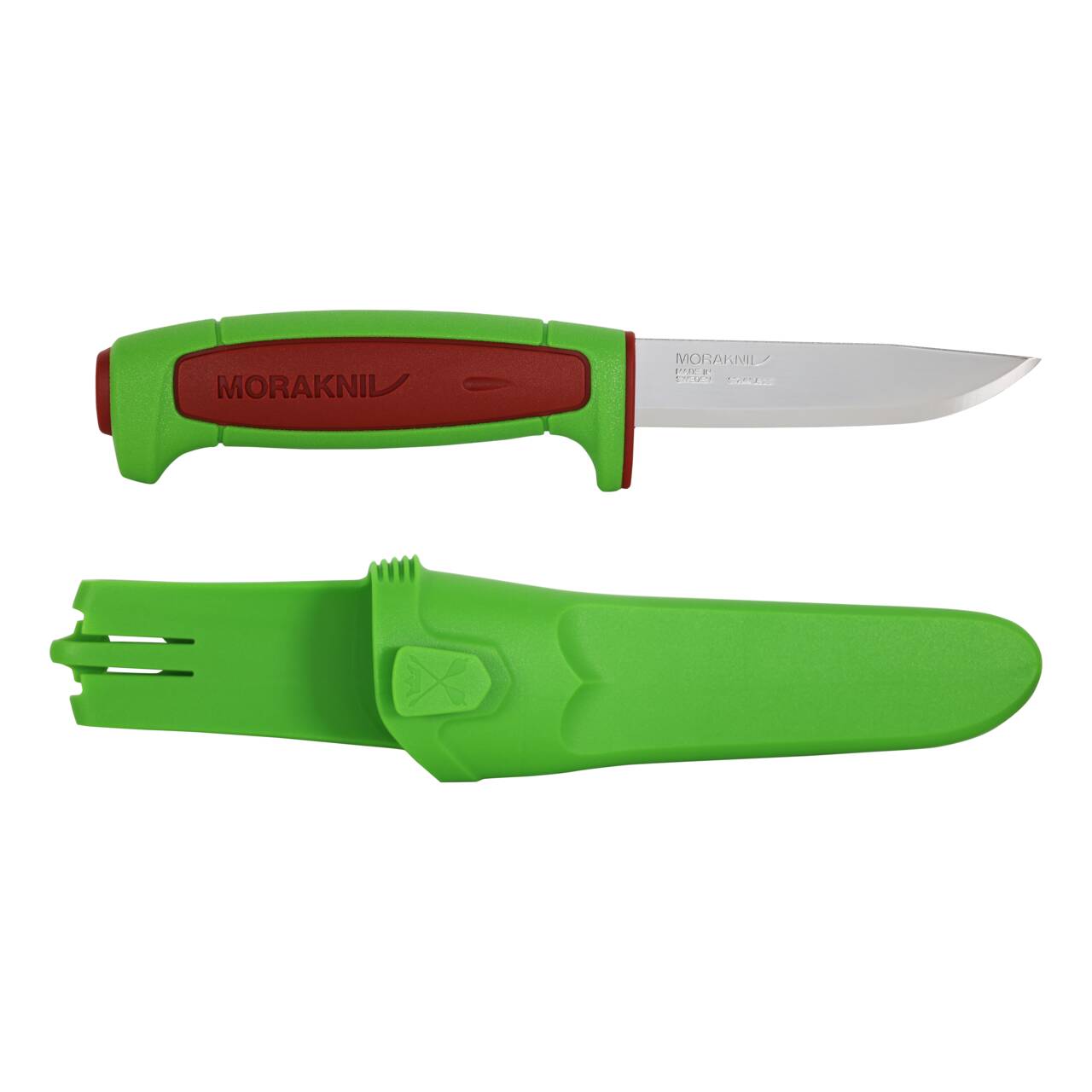 Morakniv BASIC 546 Outdoormesser, grün/rot