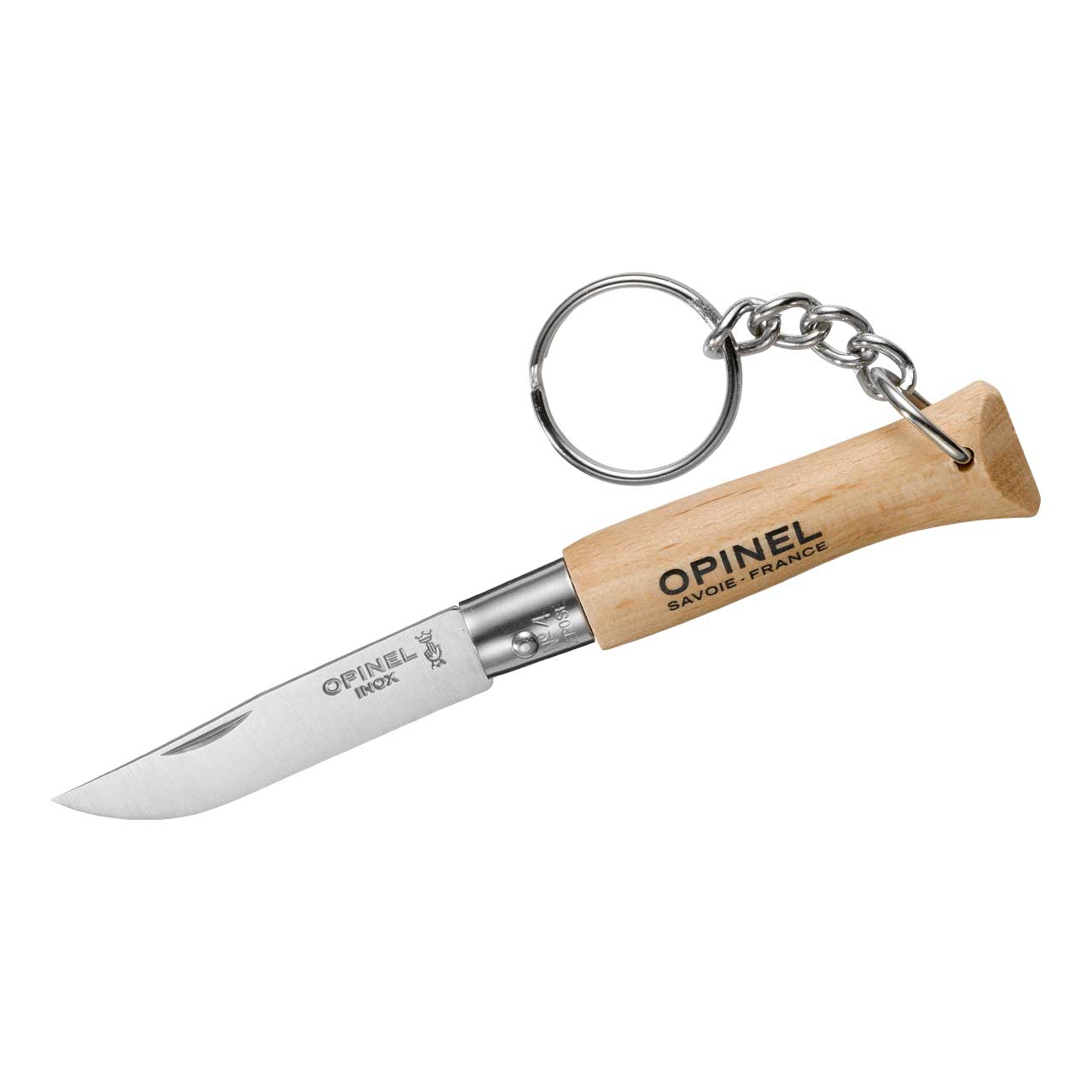 Opinel No 04 Mini-Messer mit Schlüsselanhänger