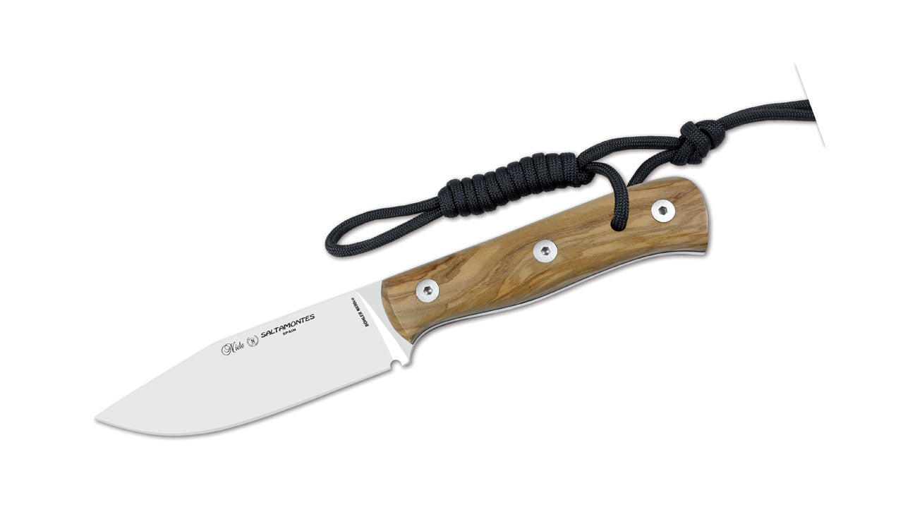 Nieto SALTAMONTES 115 Gürtelmesser, Olivenholz