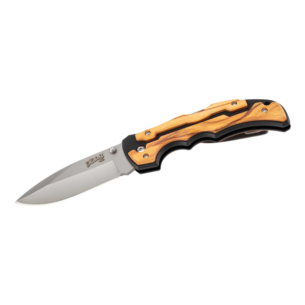 Herbertz Selektion Einhandmesser, G10/Olivenholz