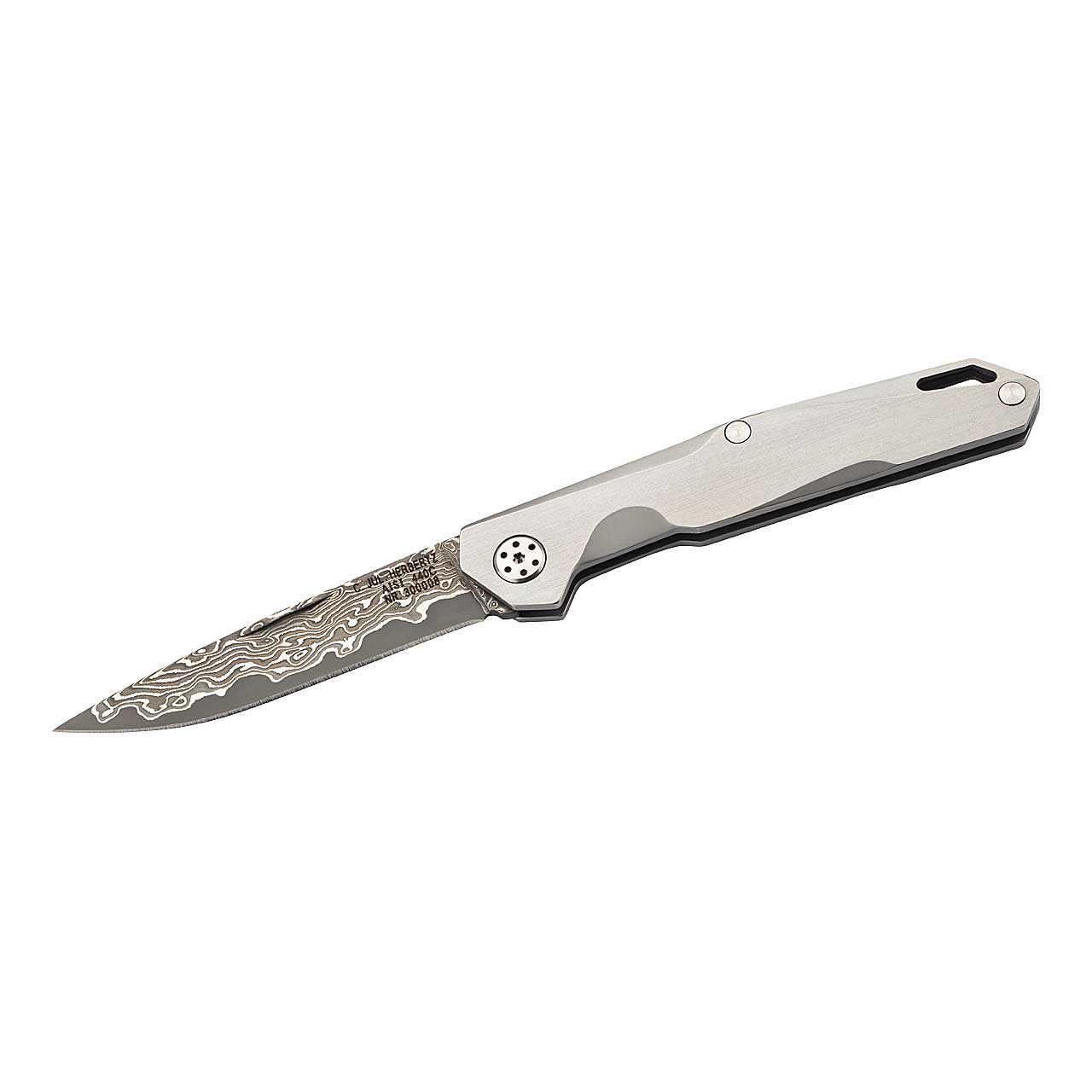 Herbertz Taschenmesser, Edelstahl, grau