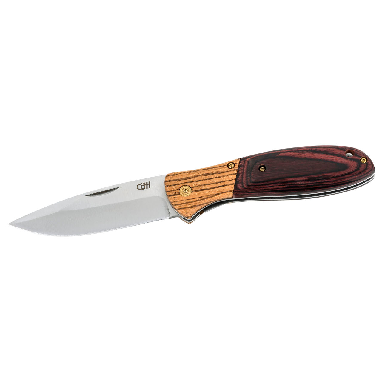 CJH Taschenmesser, Zebrano-/Pakkaholz
