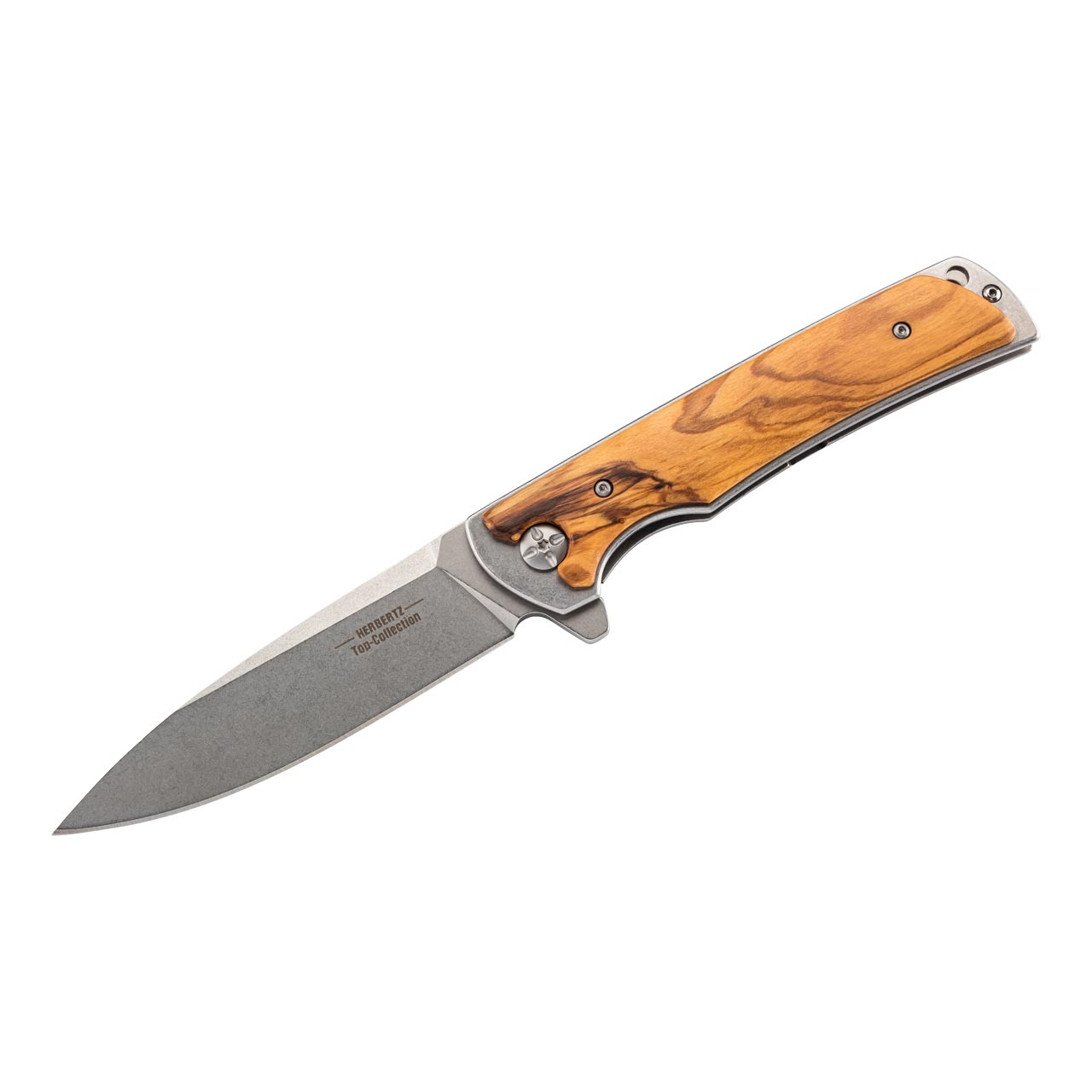 Herbertz TOP-Collection Einhandmesser, Olivenholz