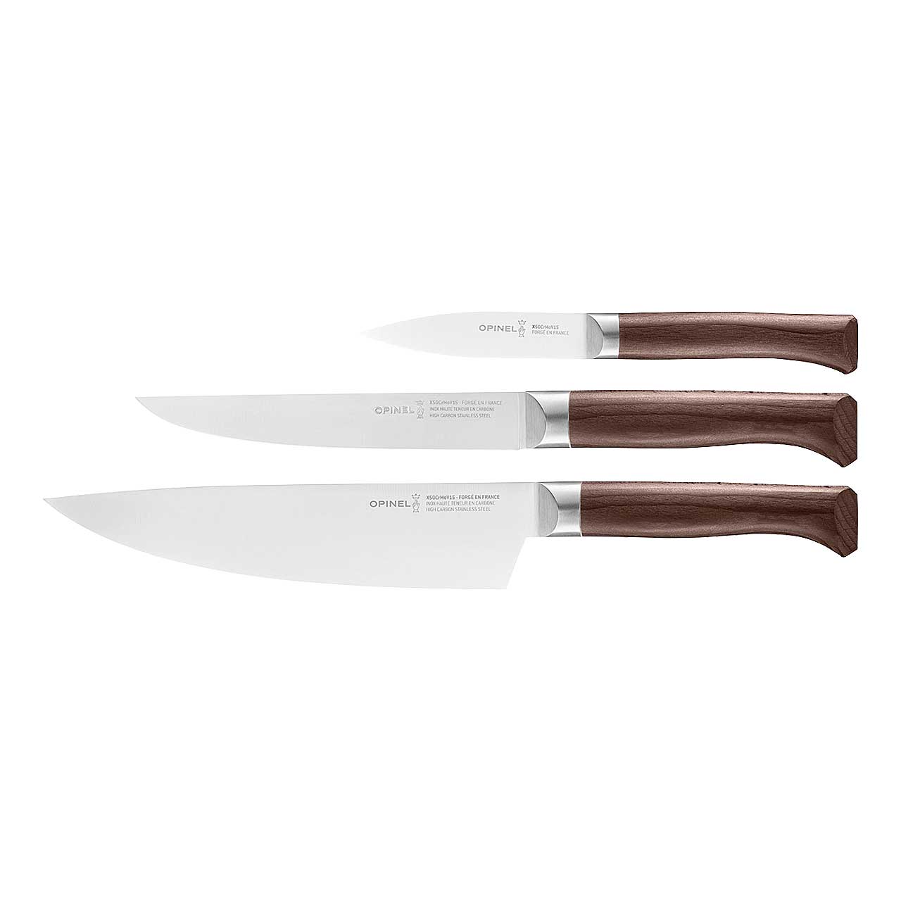 Opinel LES FORGES 1890 TRIO Küchenmesser-Set