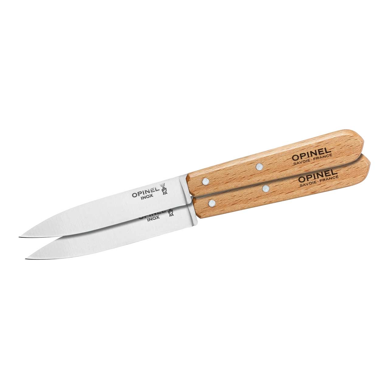 Opinel No 112 Küchenmesser, 2 Stück