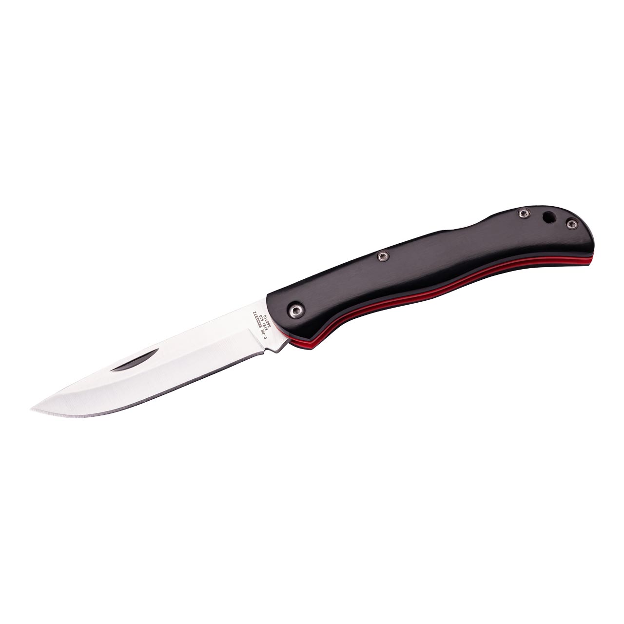 Herbertz Taschenmesser, Pakkaholz, schwarz