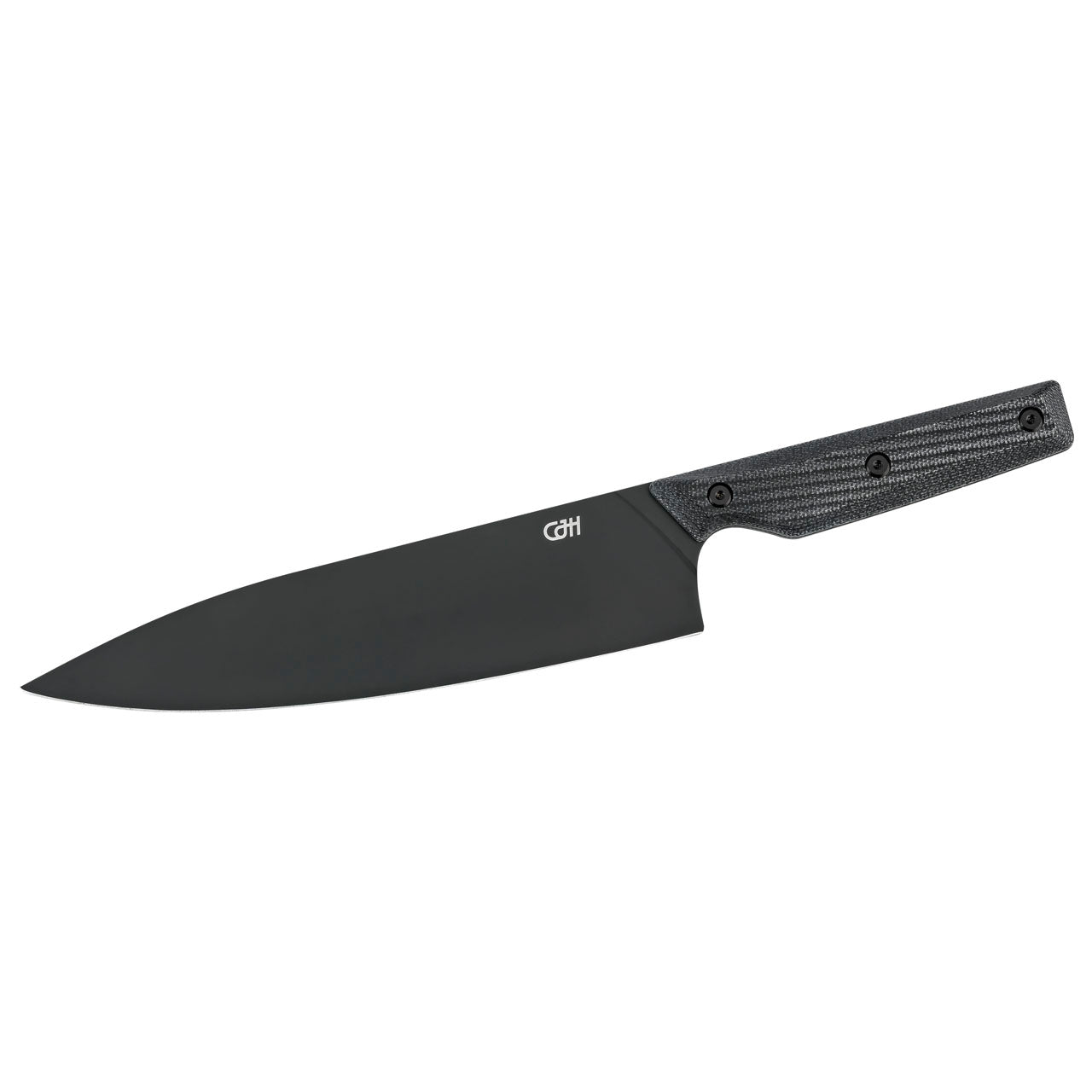 CJH Kochmesser, VG10 Stahl, Micarta, schwarz