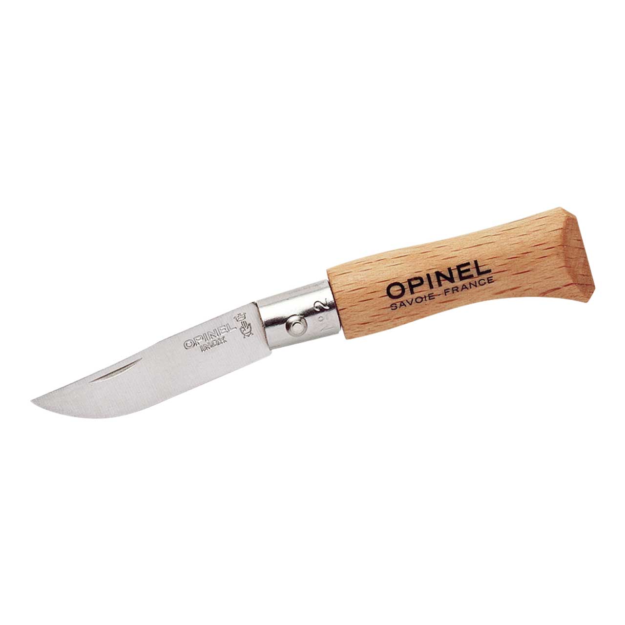 Opinel No 02 Mini-Messer, Edelstahl