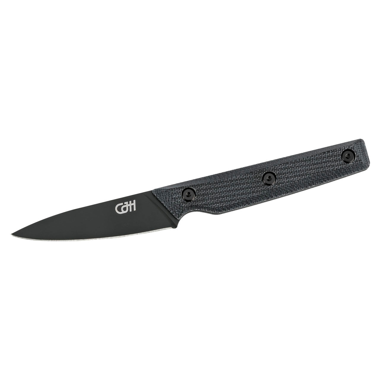 CJH Schälmesser, VG10 Stahl, Micarta, schwarz