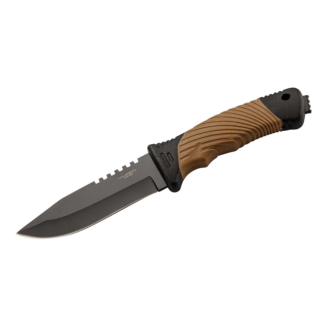 Herbertz Gürtelmesser, schwarz/braun