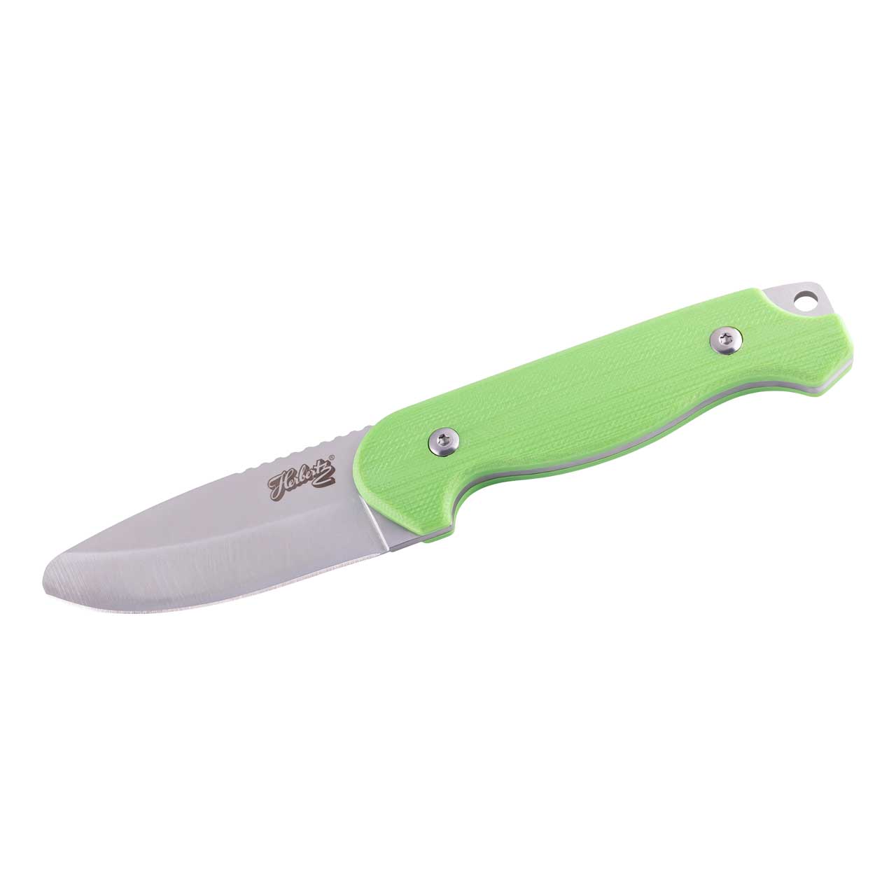 Herbertz Selektion Kindermesser, grün, Nylon-Etui